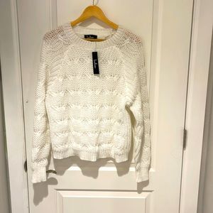 Super Cute! NWT.Lulu’s Cable Knit Sweater. Size M